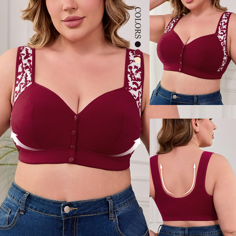 Sutiã Plus Size XL-7XL com Fec - Bra Top Seamless avaliação e preço